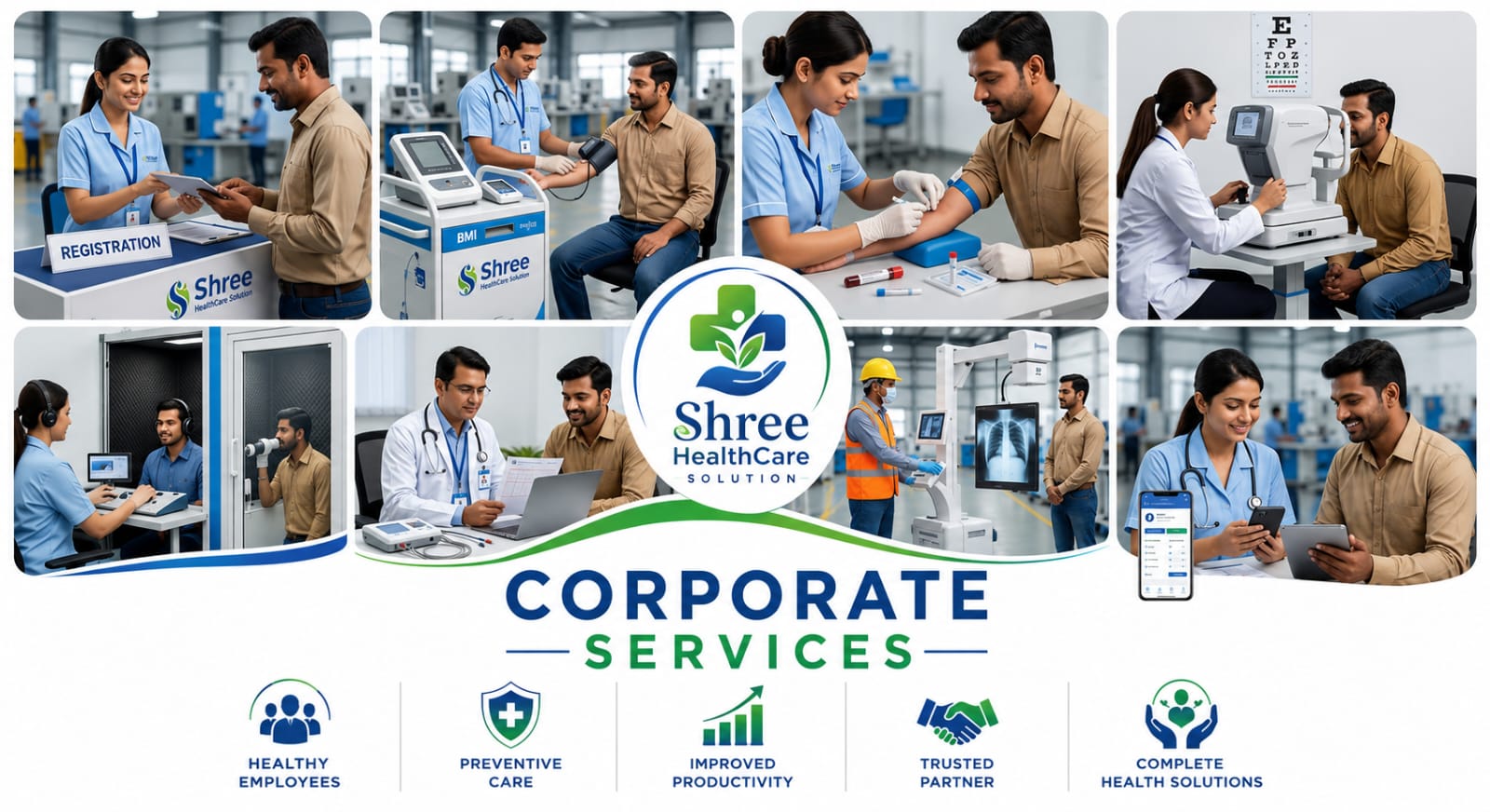 Corporate health checkup camp